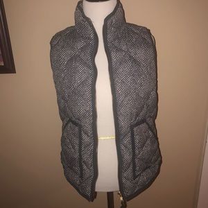 Jcrew herringbone vest